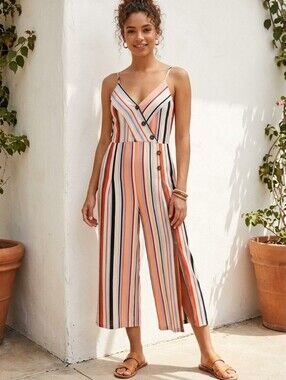 Capri Length Summer Jumpsuit